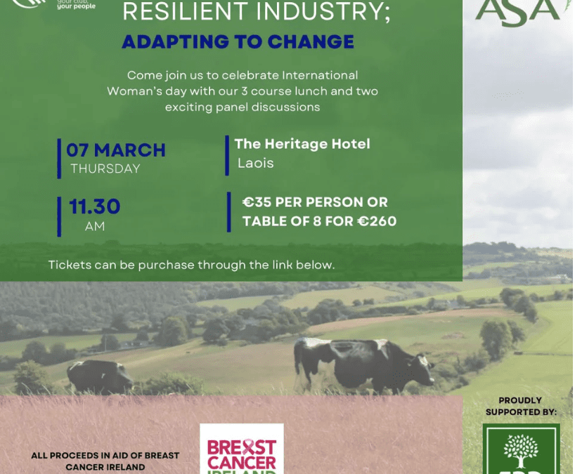 Last Chance For Tickets to Exciting ASA & Macra na Feirme Event