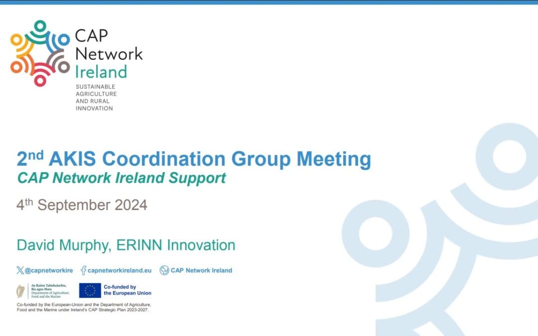 AKIS CG Second Meeting ERINN Innovation Presentation