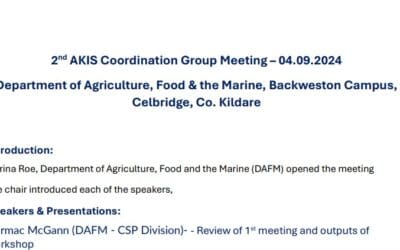 Report of Second Meeting of AKIS CG