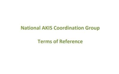 AKIS CG – Adopted Terms of Reference