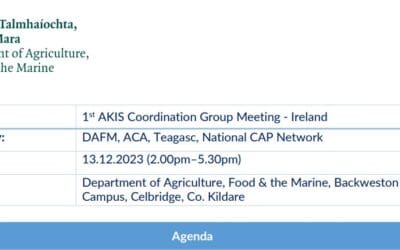 Agenda of First Meeting of AKIS CG